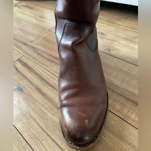 Frye Tall Jayden Button Boots Size 8.5 Color Redwood - Picture 7 of 8